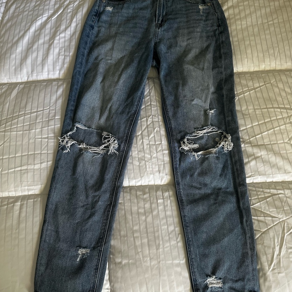 American Eagle Outfitters size 4 distressed Mom Jeans